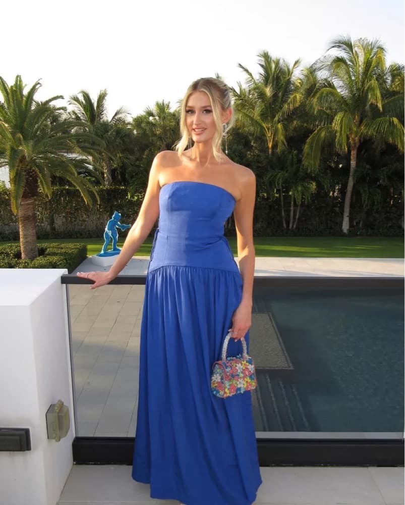 Shona Joy Vento Blue Dress - Image 3