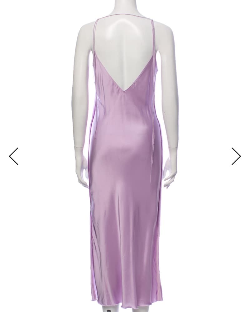HELMUT LANG Lavender Slip Dress - Image 3