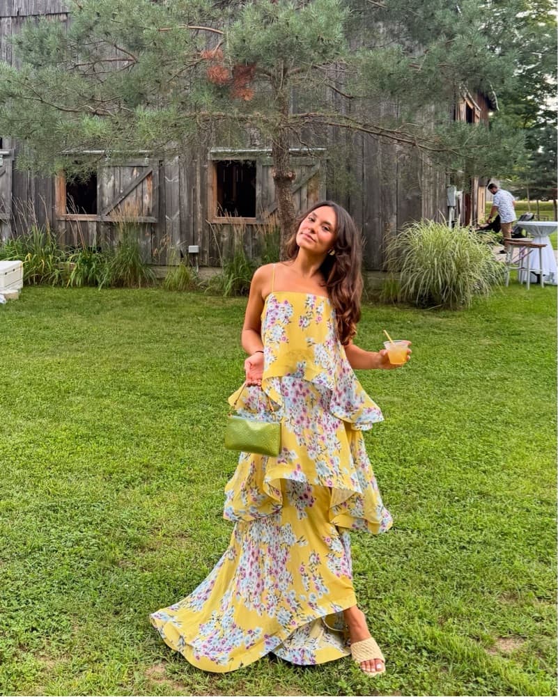 Elliatt Floral Tiered Maxi Dress - Image 1
