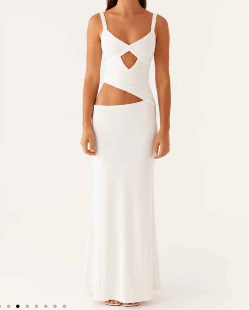 peppermayo white jocelyn maxi dress - Image 2