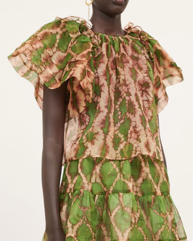 Annemarie Silk Organza Top - Image 4