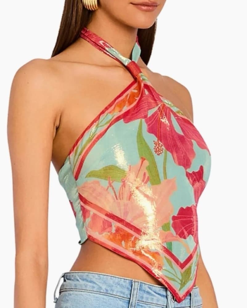 Retrofete Foral Jamie Top  - Image 2