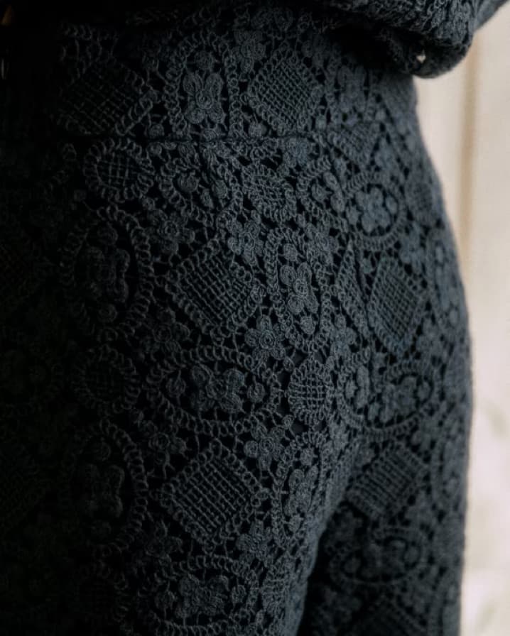 Sezane Black Lace Set - Image 3