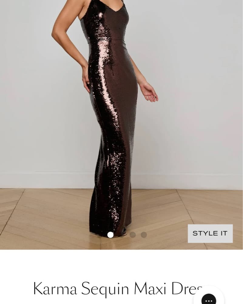 Lagence Sequin Brown Gown - Image 4