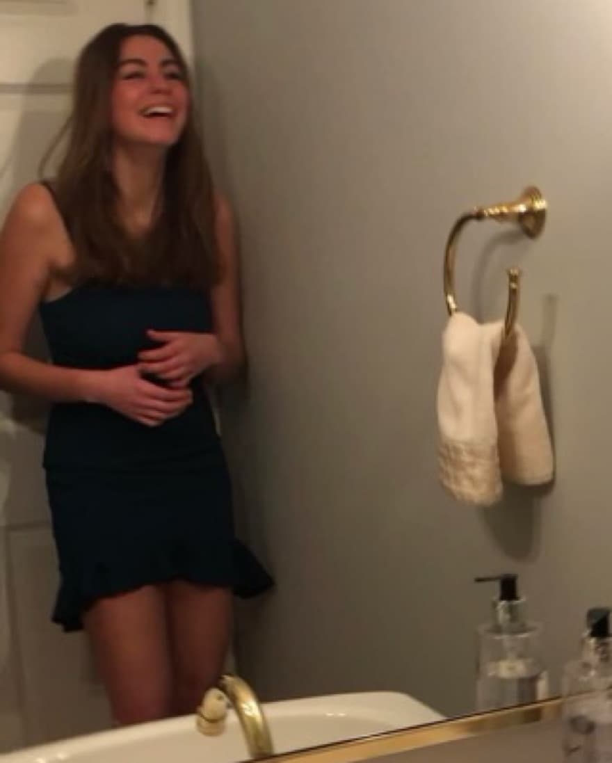 Teal Mini Dress - Image 1