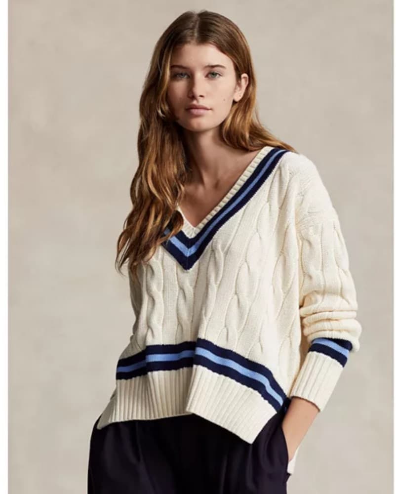 Cozy Ralph Lauren Cable Knit Sweater - Image 1