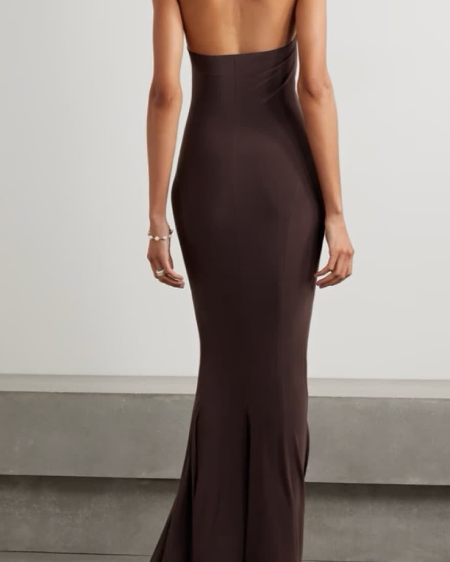Brown Norma Kamali Dress - Image 3