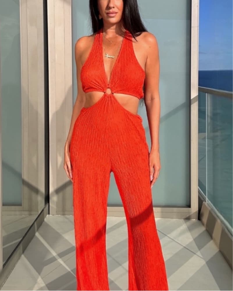 Vibrant Cut out Jumpsuit - Image 2