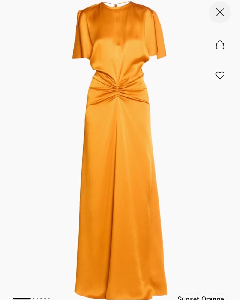 Victoria Beckham Gathered Maxi Gown  - Image 2