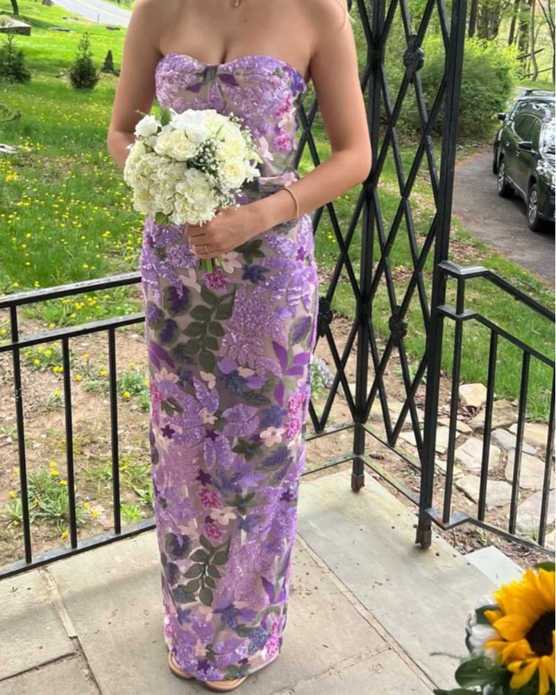 Bronx And Banco Floral Dahlia Gown - Image 3