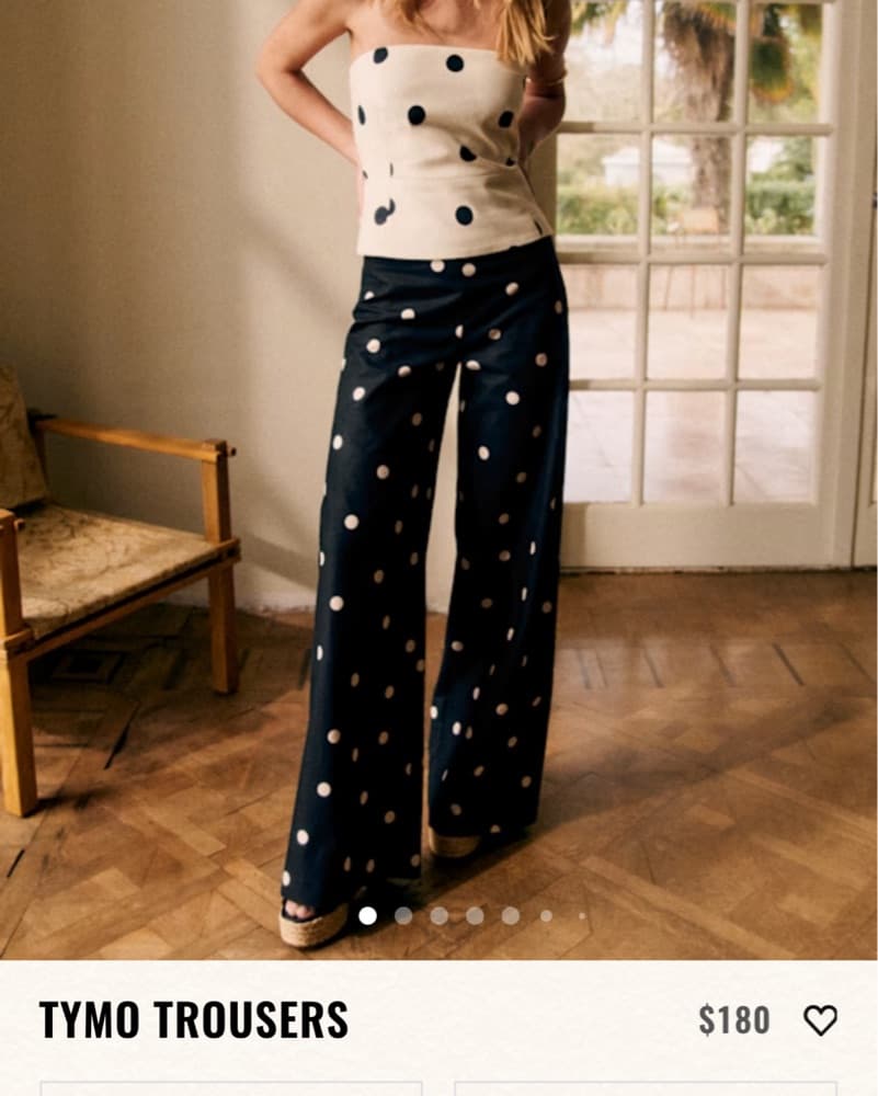 Sezanne polka dot top and pants set  - Image 4