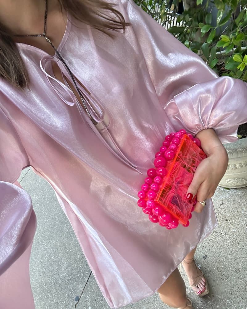 Pink Anthropology Dress - Image 2