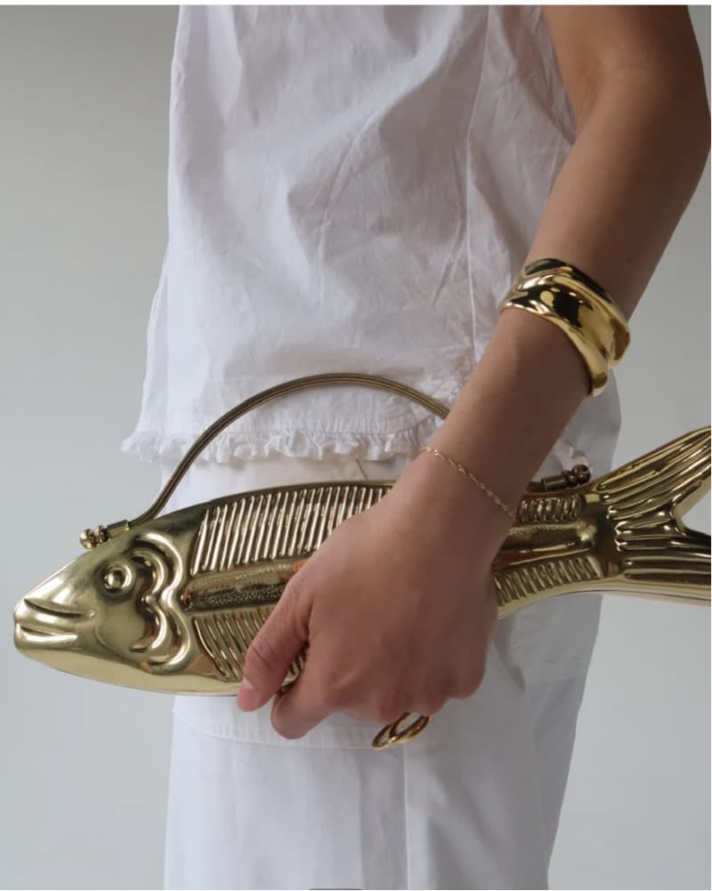 Vin. Fishy Bag - Gold - Image 1