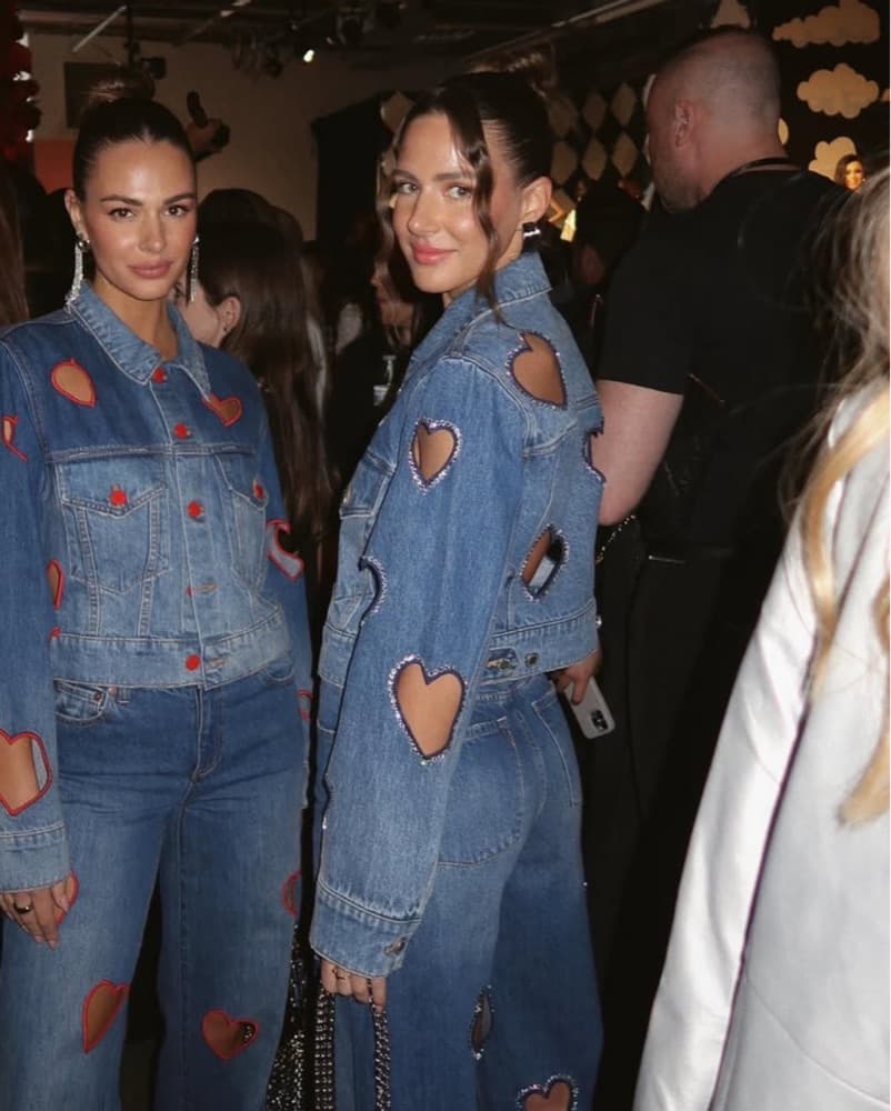 Alice & Olivia Denim Heart JEANS ♥️ - Image 2