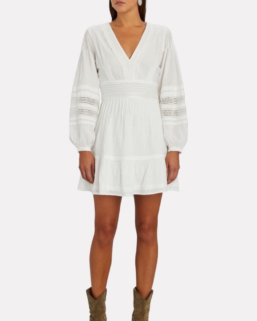Intermix White Mini Dress - Image 1