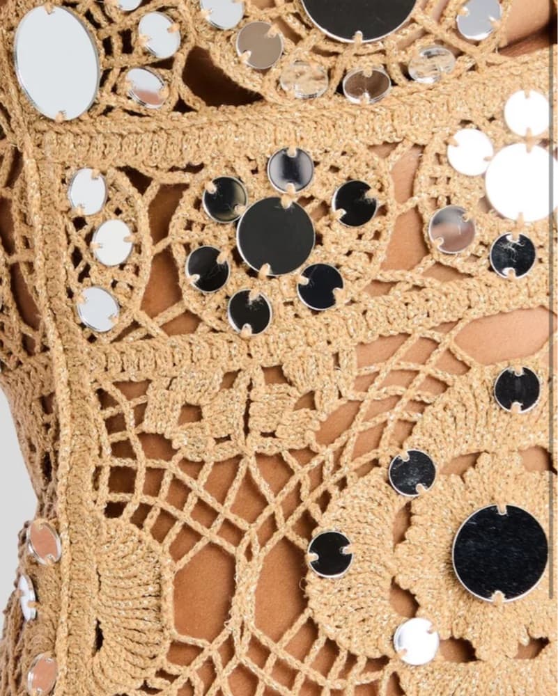 Retrofete Thelma Crotchet Mirror Dress - Image 4