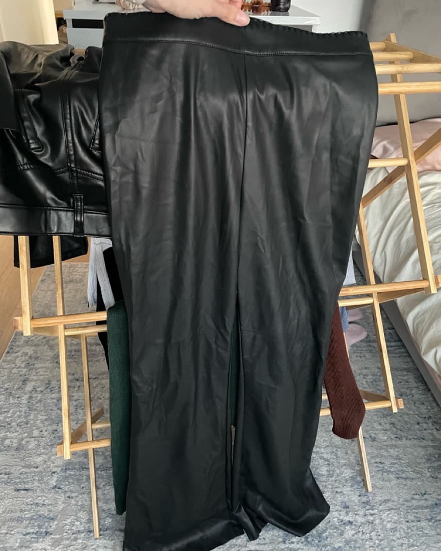 Marciano Faux Leather Flared Pants - Image 4