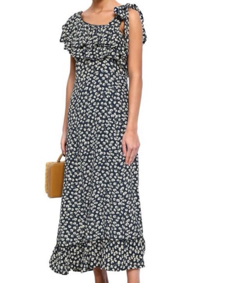 Ganni Floral Midi Dress - Image 3