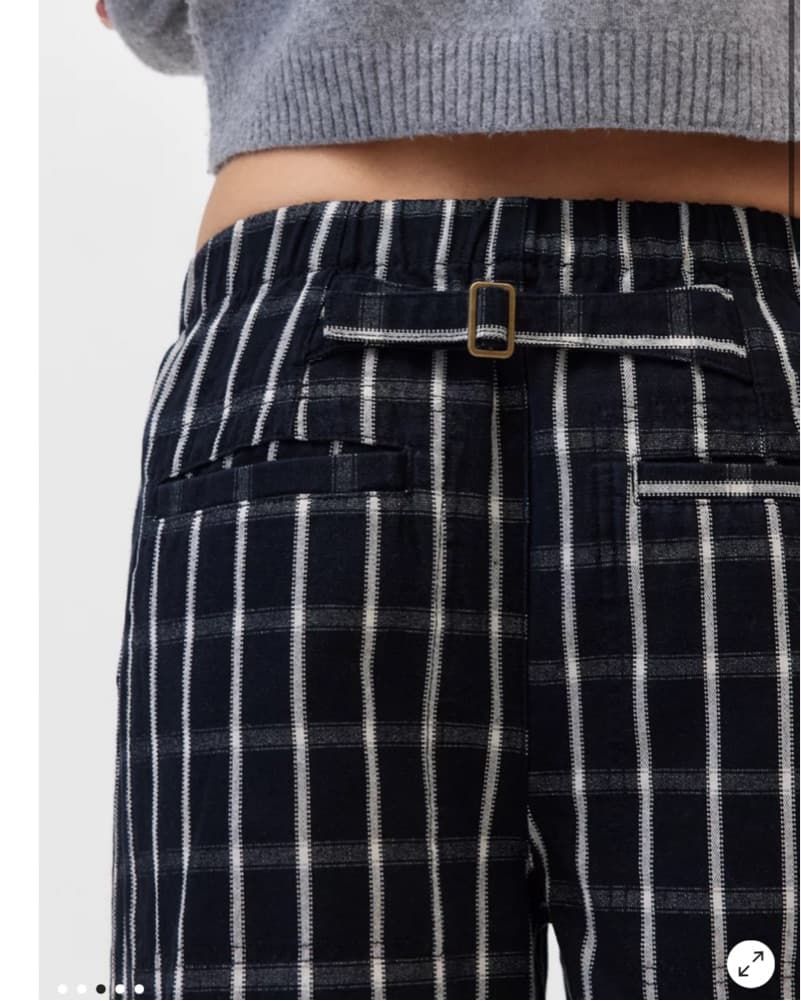 BDG Charlie Gingham Low-Rise Pants - Image 4