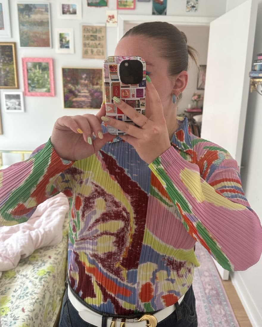 Pleats Please Issey Miyake Polo Top - Image 1