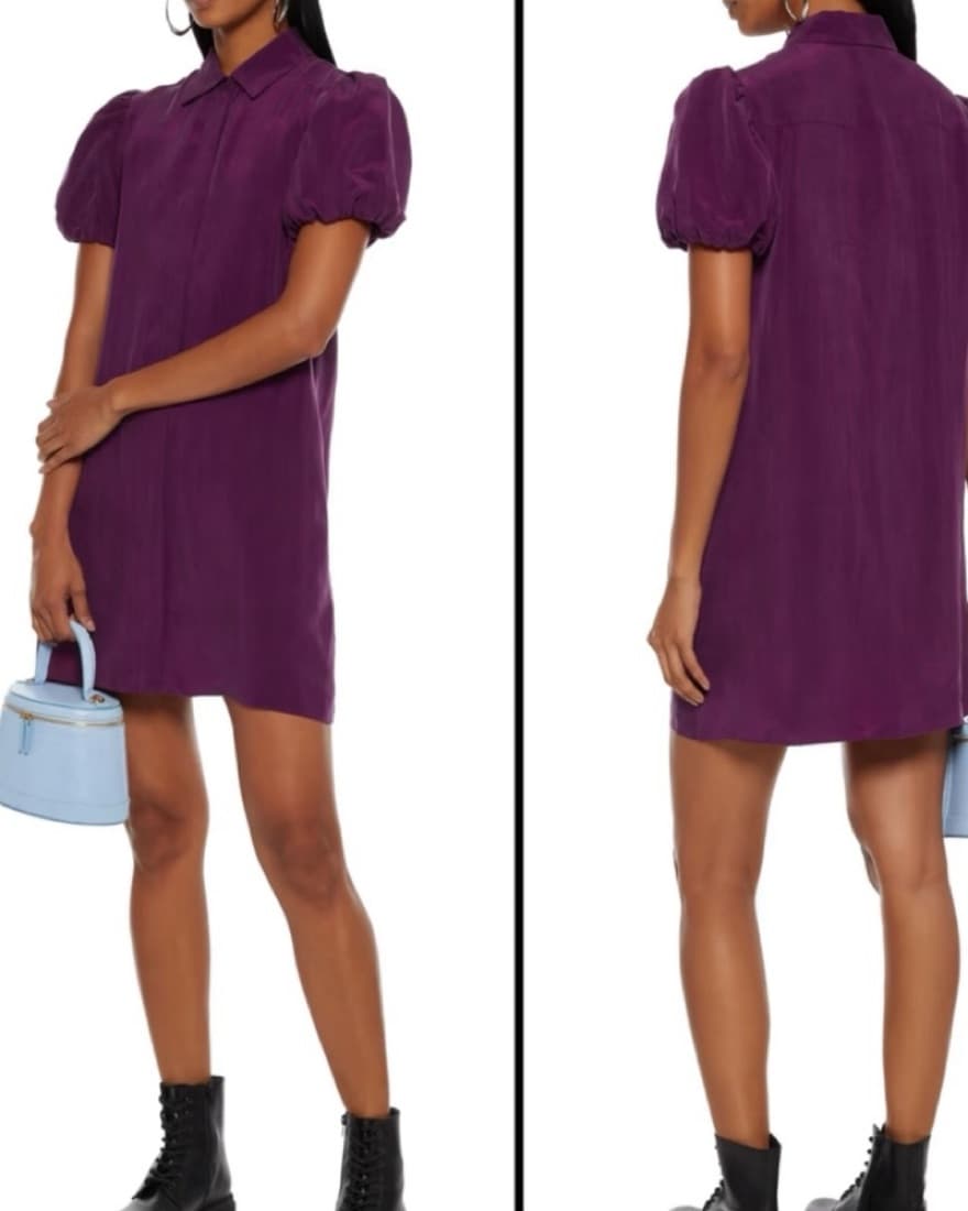 Alice And Olivia Plum Purple Mini Dress - Image 1