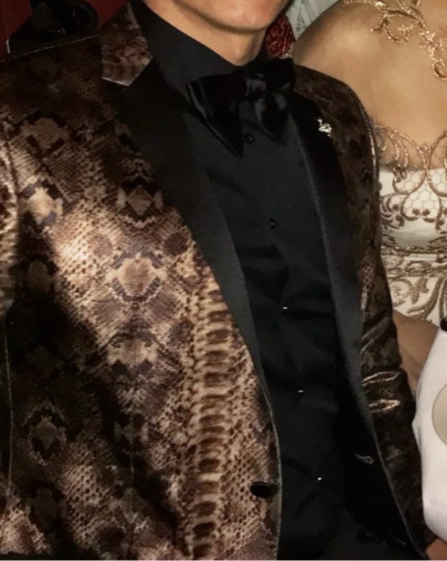 Evening jacket Snake Print - Image 4