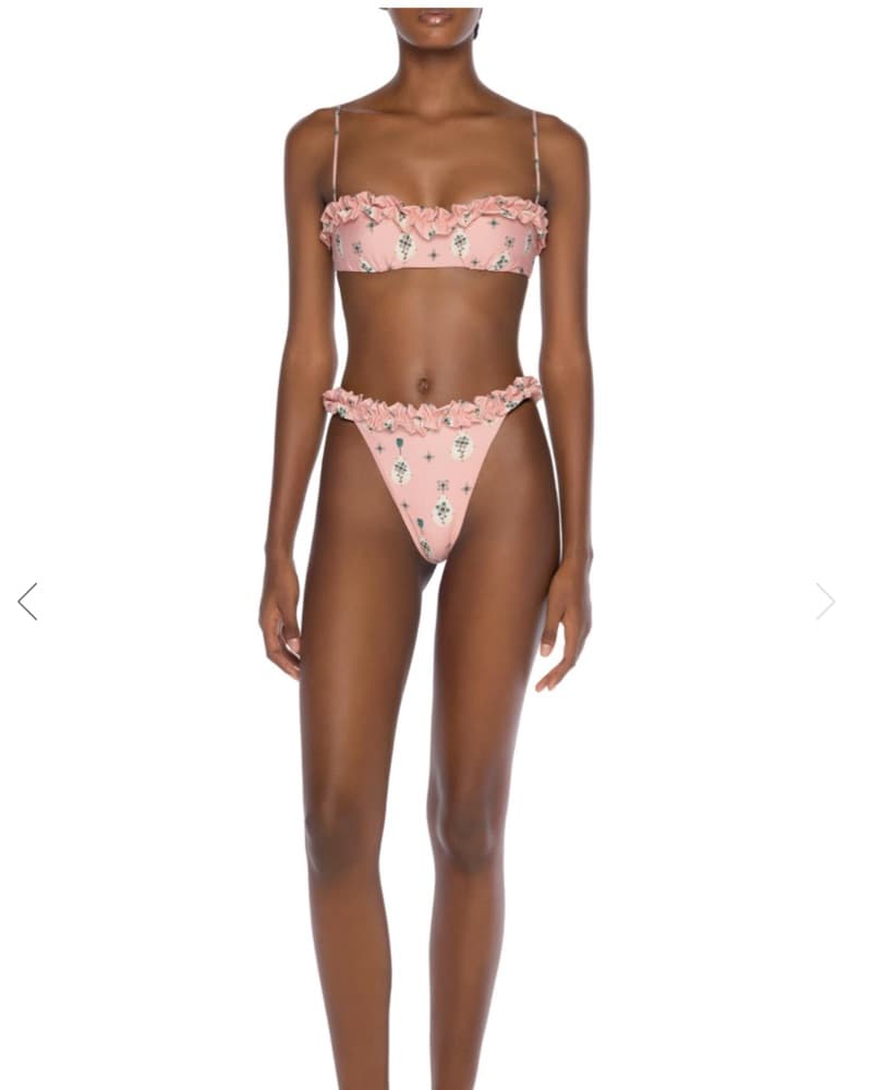 Charming Ruffled Bikini Top - Image 5