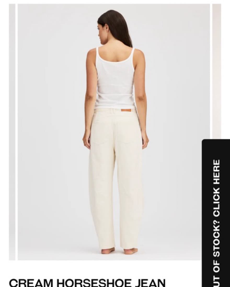 Parke Cream Horeshoe Jean Sold Out, 24 - Image 3
