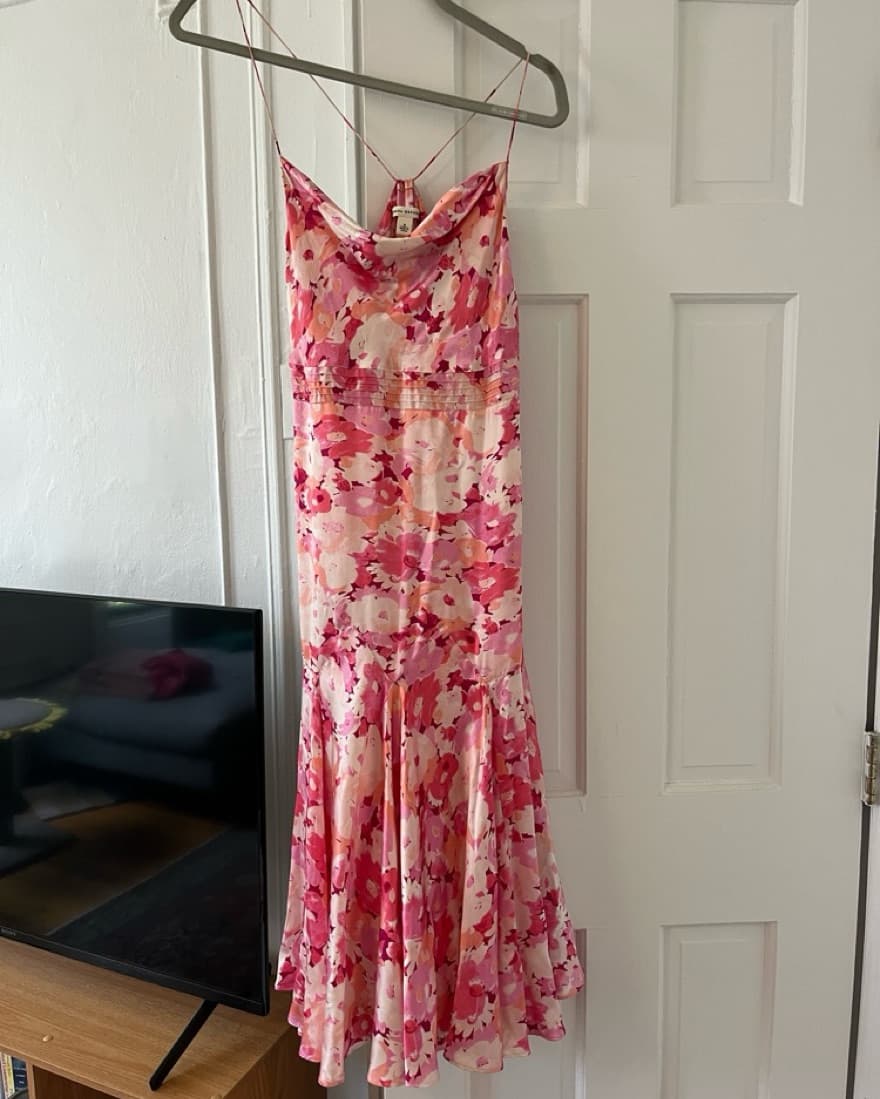 Vintage Banana Republic Satin Dress - Image 1