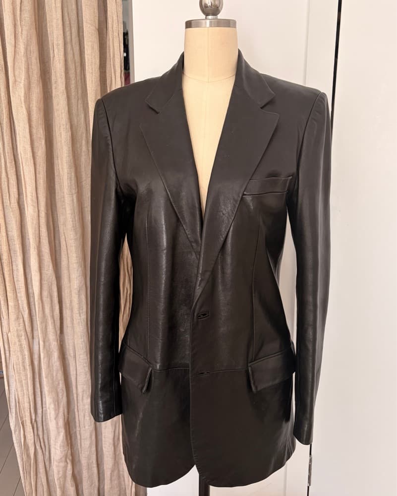 Tom Ford Gucci Vintage Leather Blazer - Image 1