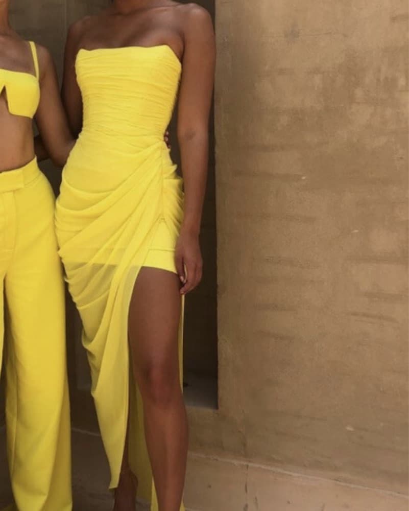 House Of CB Asymmetric Tube Dress  - Image 1