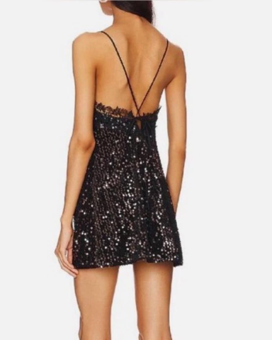 Free People Sequin Slip - Image 3