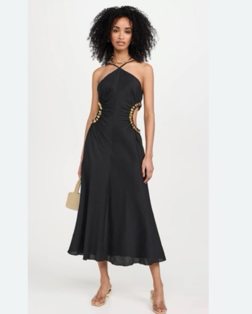 Cult Gaia Silvia Cut Out Midi Dress - Image 1
