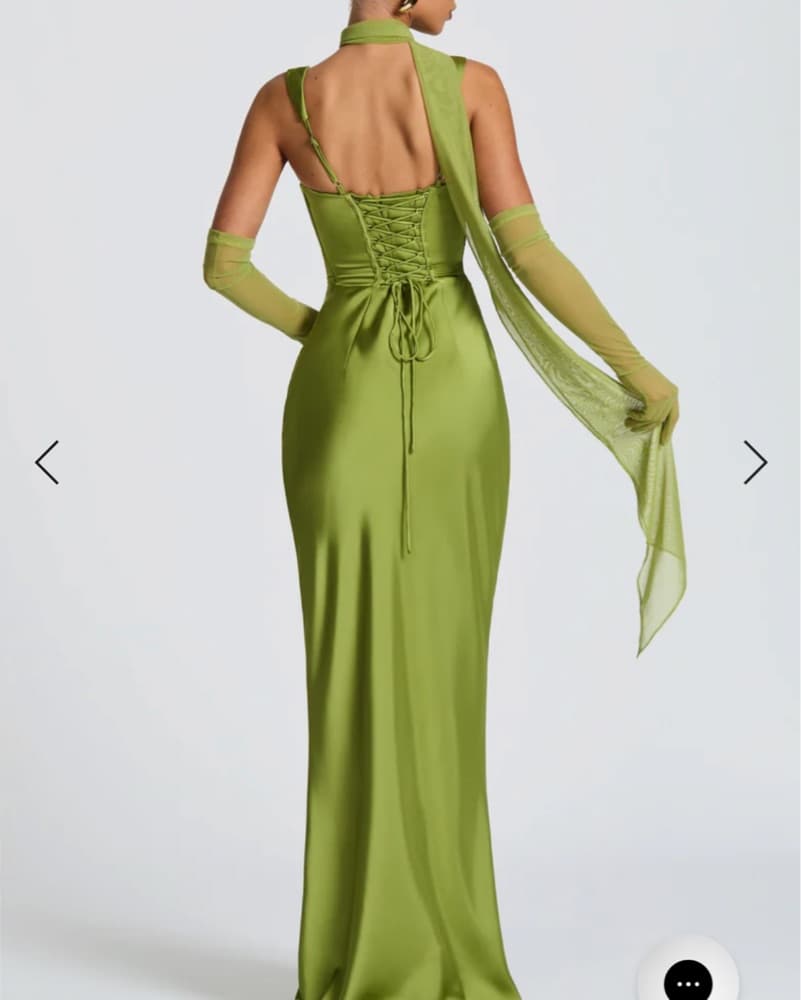 Babyboo CALANTHE MAXI DRESS - OLIVE - Image 2