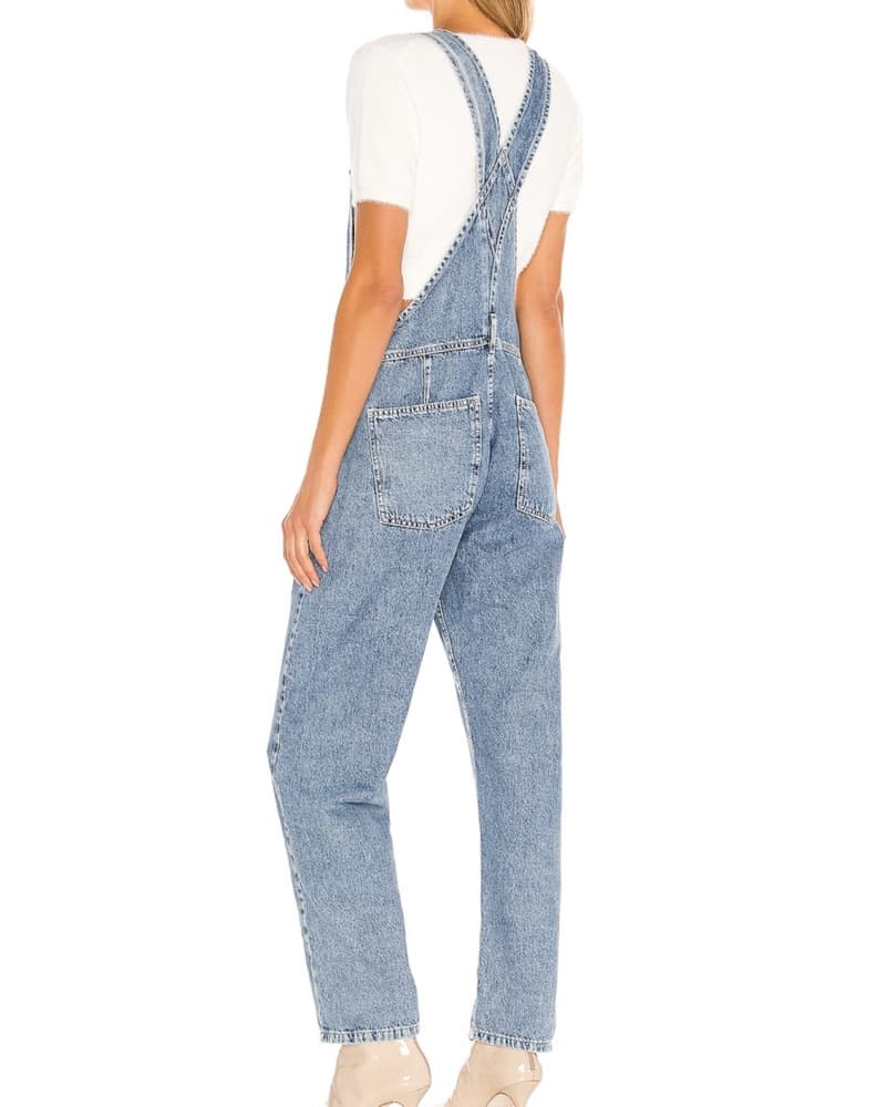 Denim Long Overalls - Image 4