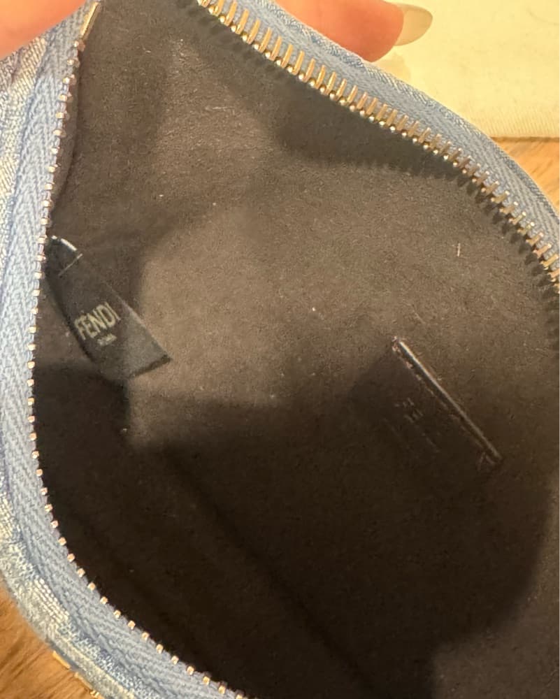 Denim Fendi Bag - Image 2