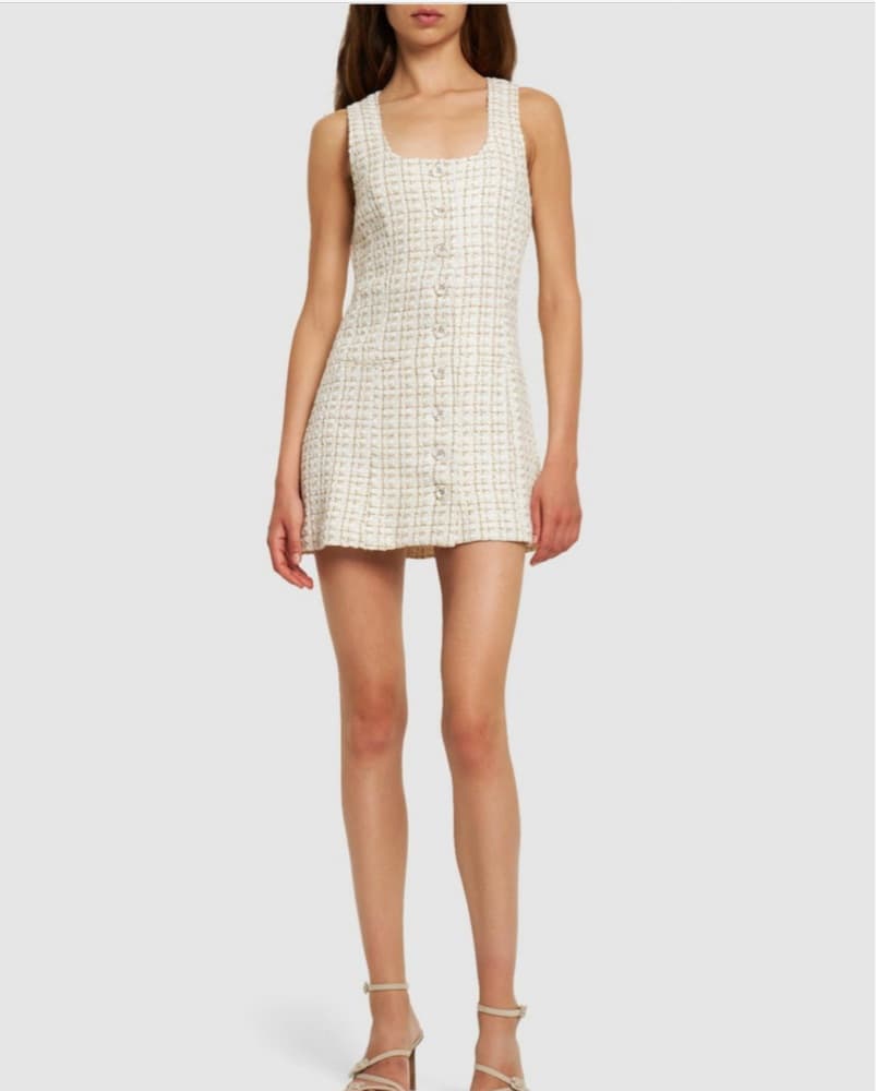 Reformation Tweed Mini Dress - Image 2