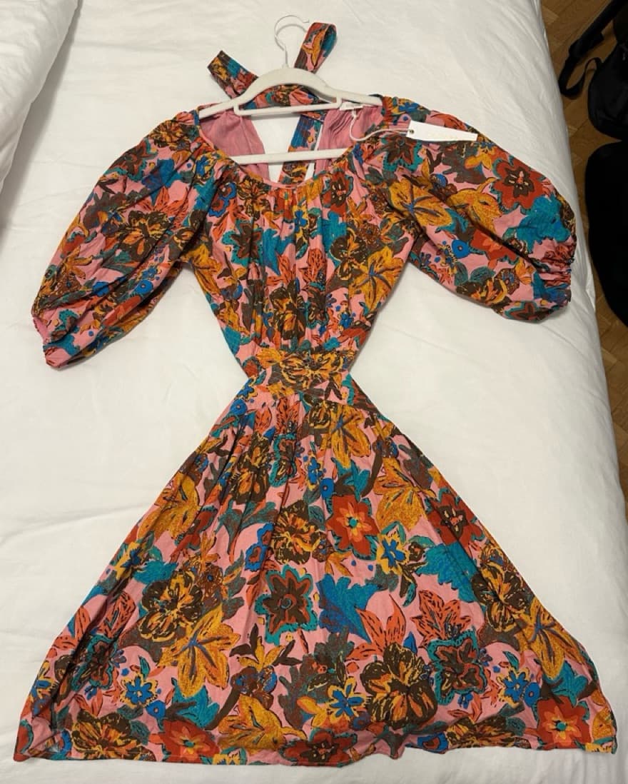 Love the Label Open back Mini Fress  - Image 1