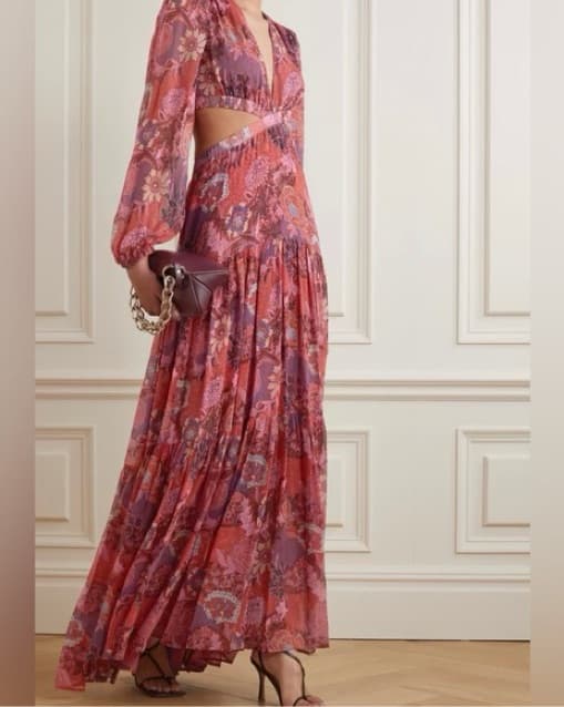 A.L.C. Isabelle Silk Maxi Dress - Image 1