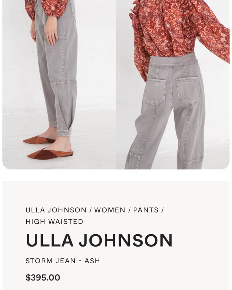 Ulla Johnson High-Waisted Storm Jeans - Image 4