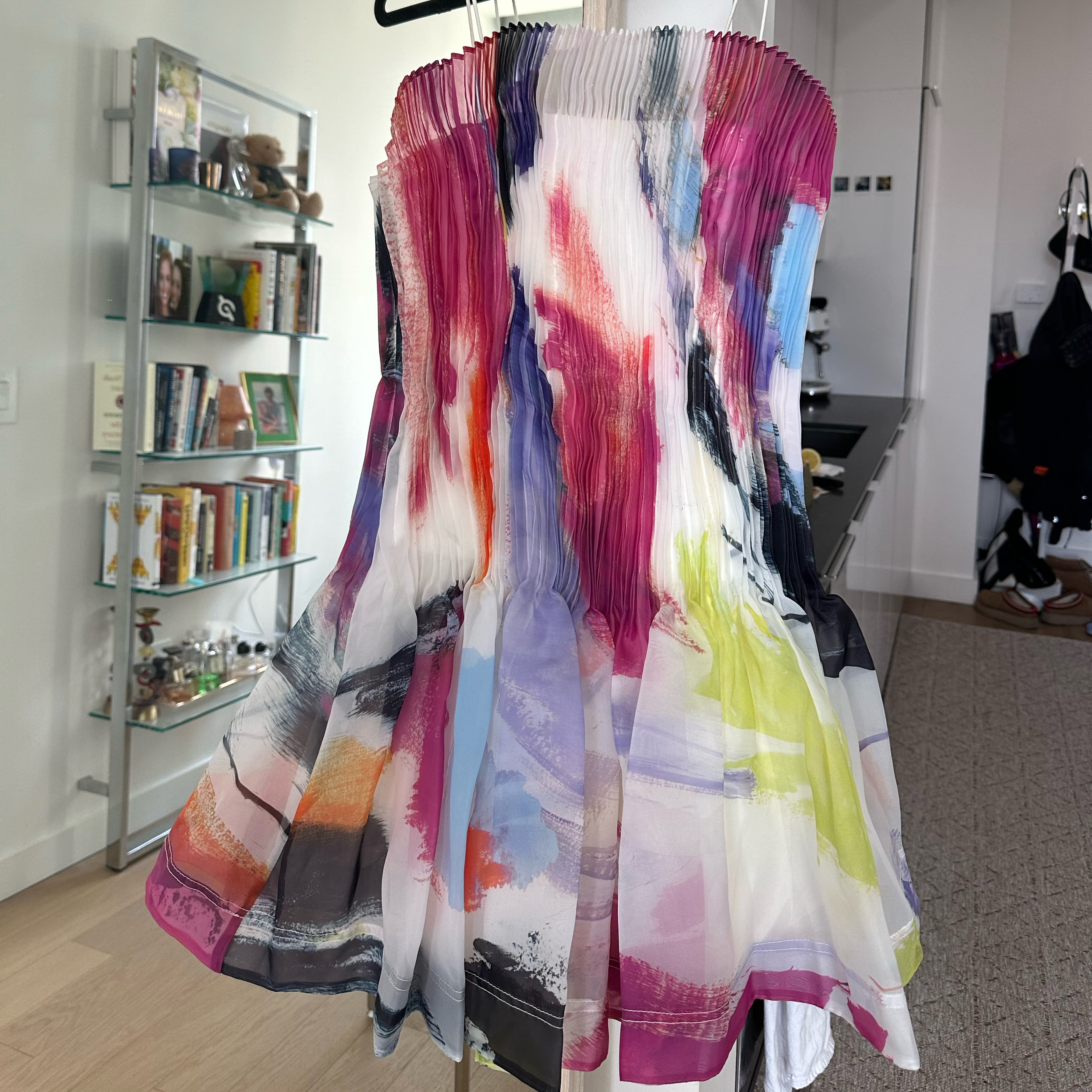 Aje Watercolor Mini Dress AU4/US0/00 - Image 6