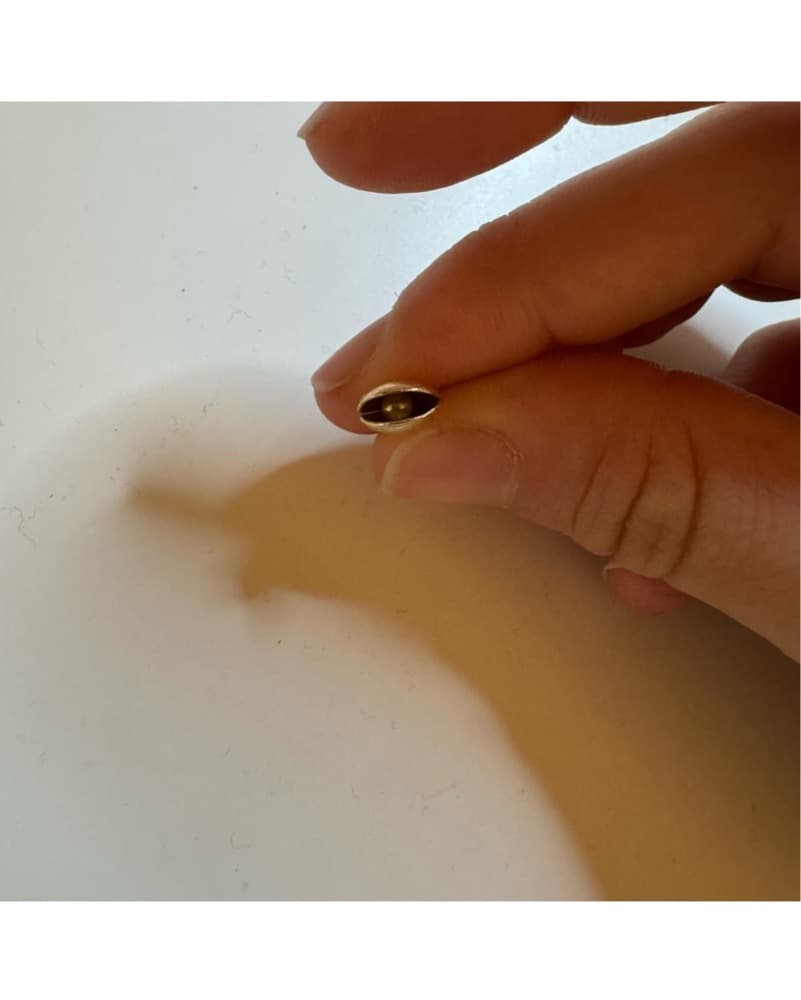Catbird 14K Gold Shell Bell Charm - Image 5