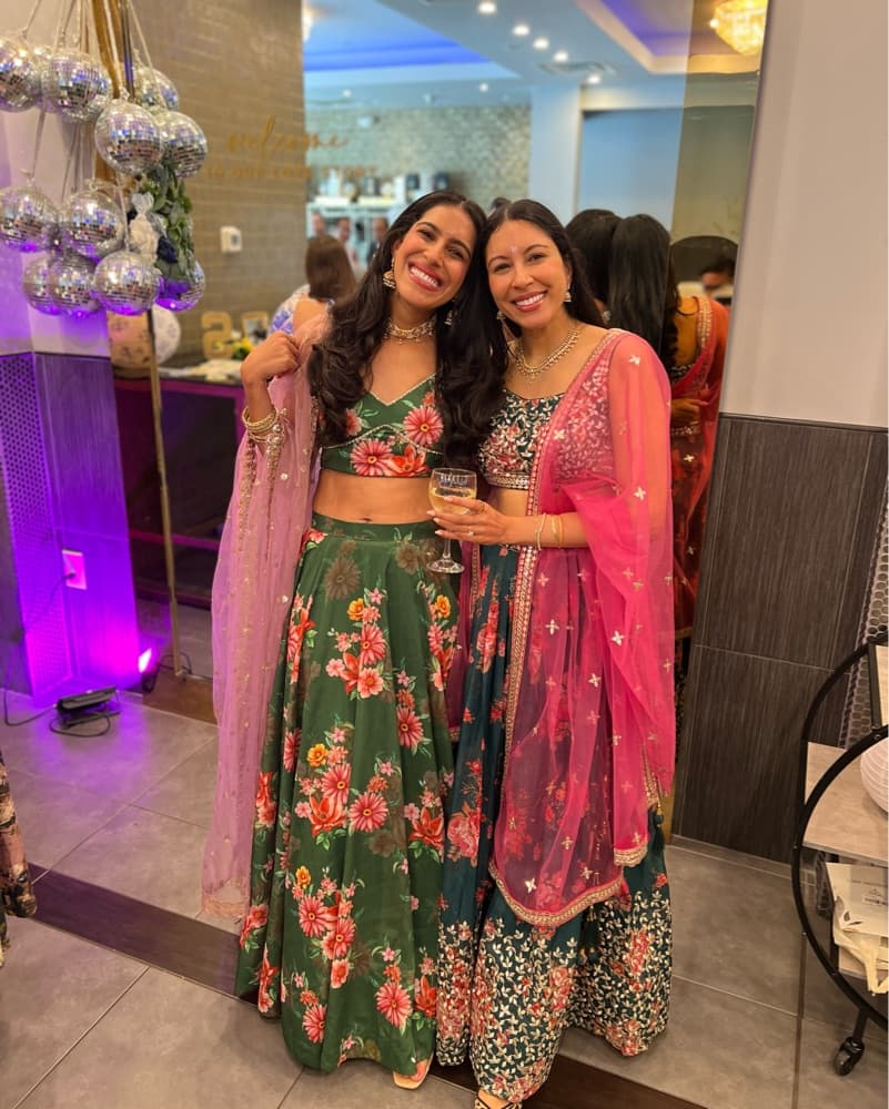 Indian Floral Lehnga - Image 1