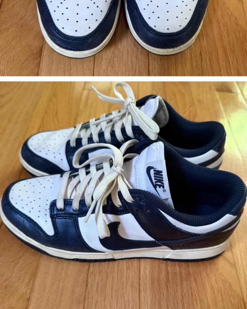 NIKE Dunk Low Vintage Midnight Navy - Image 3