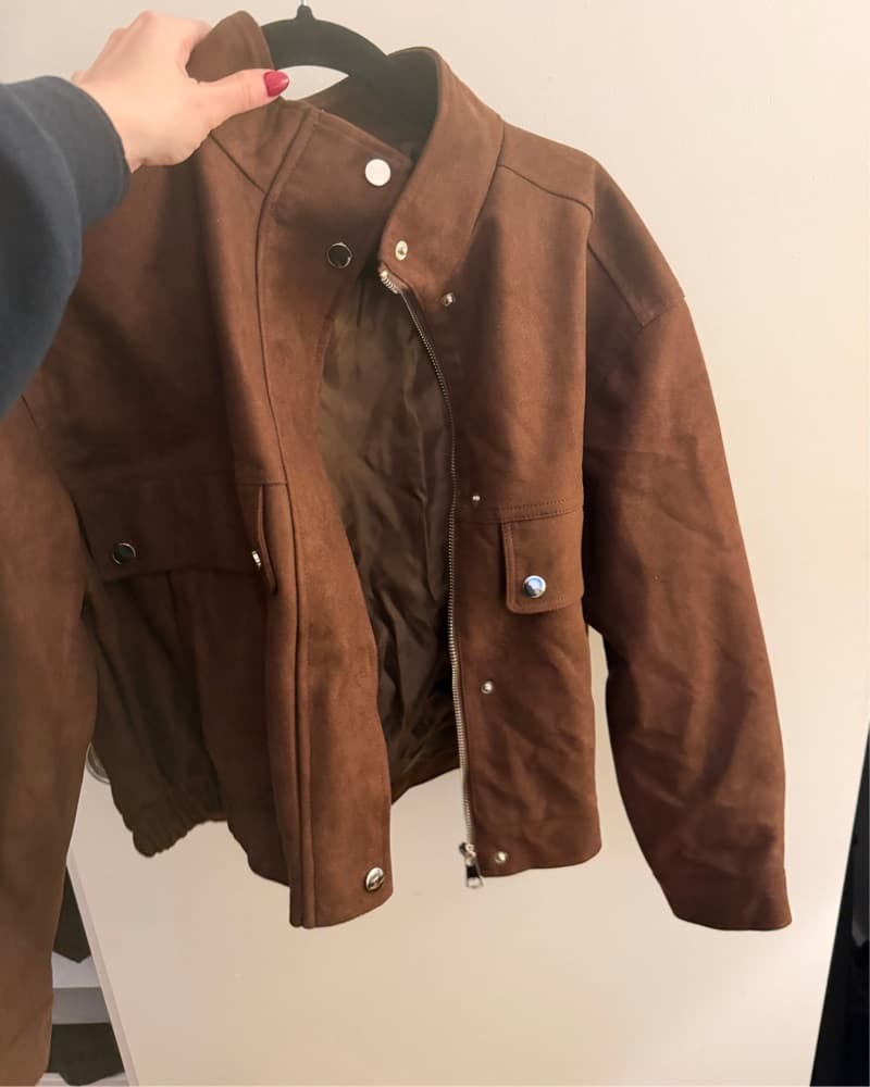 Soft Suede Moto Jacket - Image 1