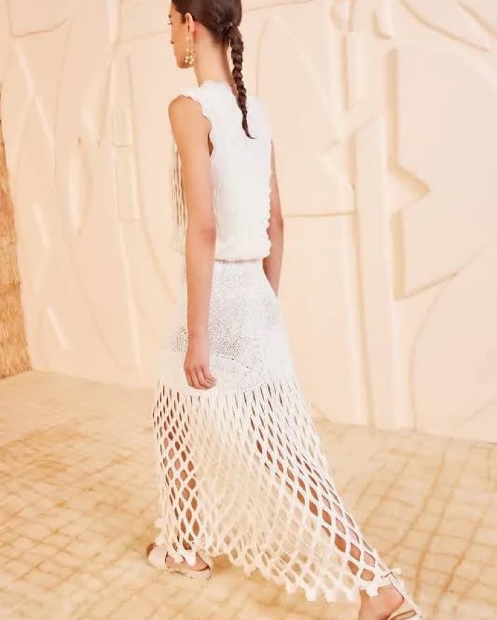 Ulla Johnson Kalista Crochet Cotton Maxi - Image 6