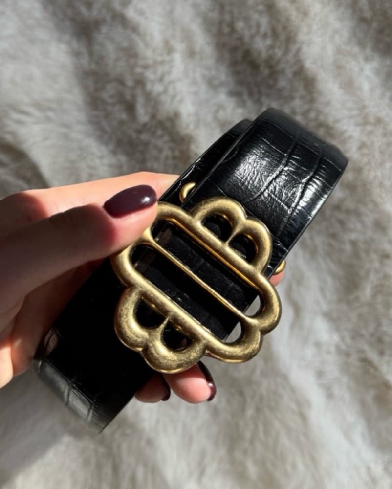Maje Crocodile Belt - Image 2