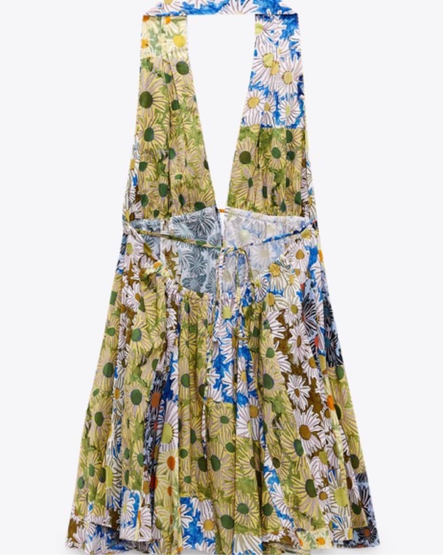 Light Backless Multicolored Sundress - Image 3