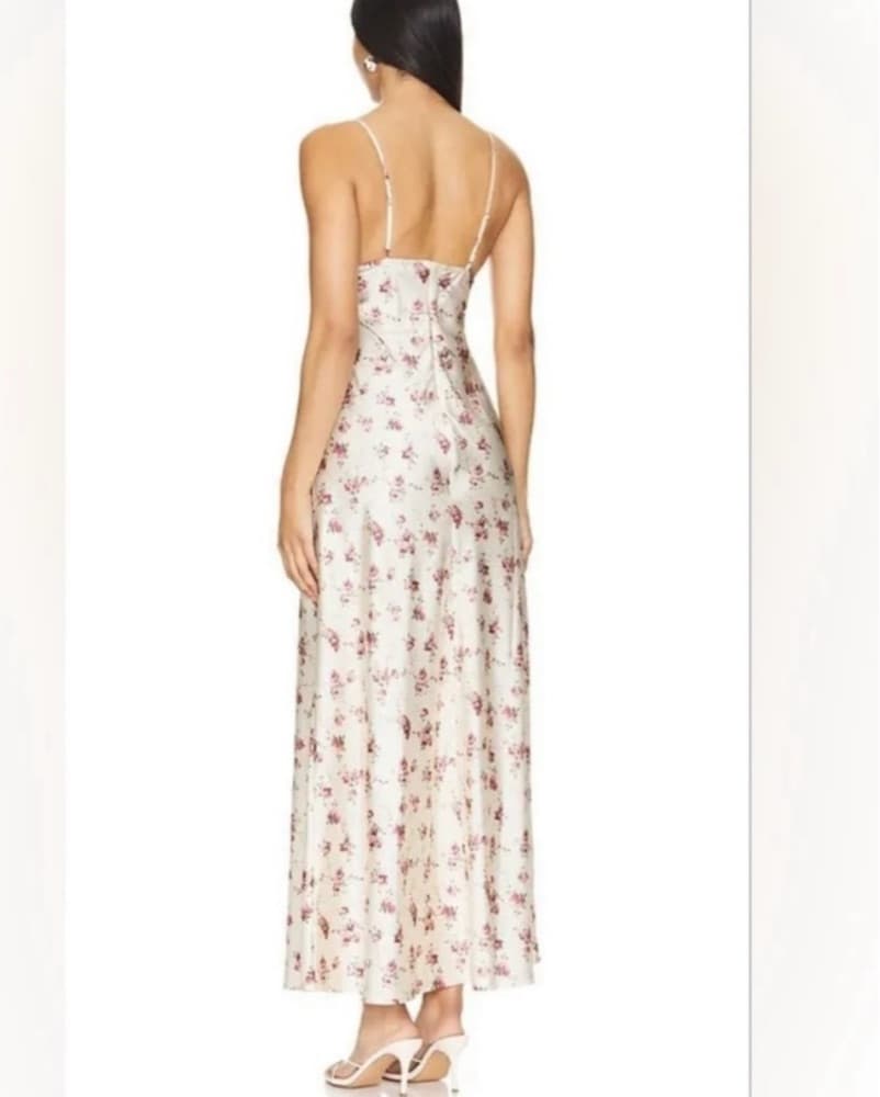 Romantic Floral Maxi Dress - Image 4