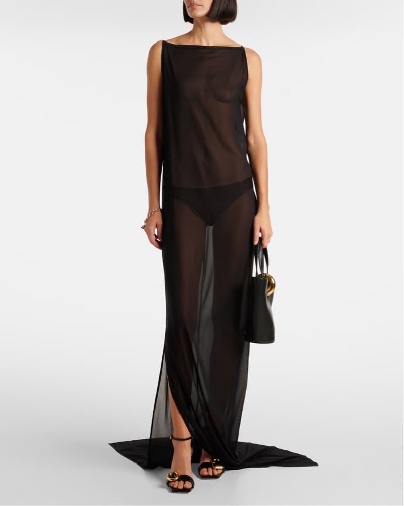 JACQUEMUS The Ameno Silk-Blend Gown - Image 1